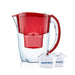 Филтрираща кана Aquaphor ДЖАСПЪР ЧЕРВЕНА + 3БР ФИЛТЪР 2,8 L