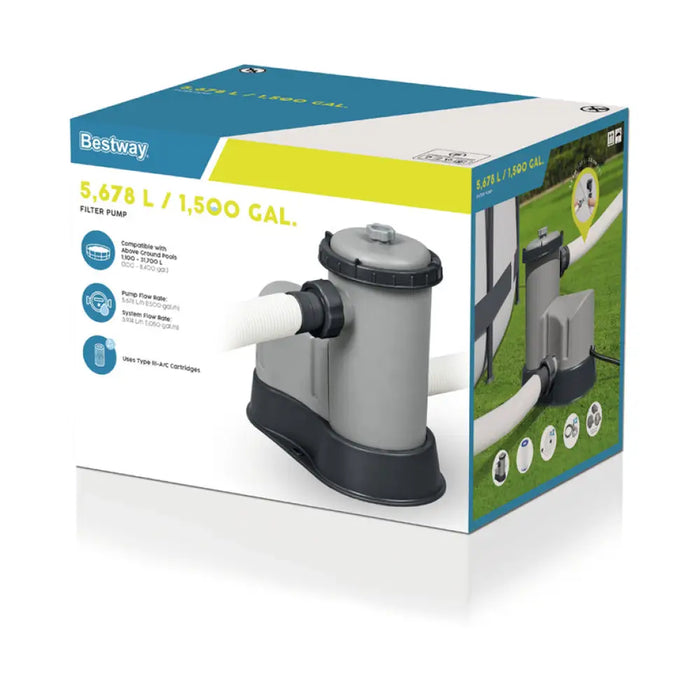 ФИЛТЪРНА ПОМПА ЗА БАСЕЙН 5678L/H BESTWAY 58389