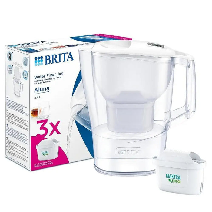 Филтрираща кана Brita ALUNA COOL MEMO 2.4L БЯЛ + 3 ФИЛТЪРА
