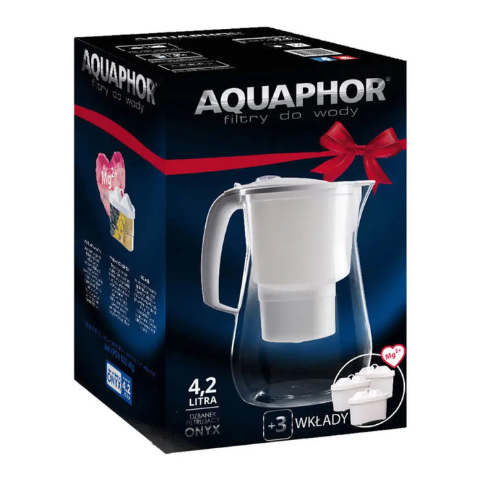 ФИЛТРИРАЩА КАНА БЯЛА С ТРИ МОДУЛА AQUAPHOR ONYX
