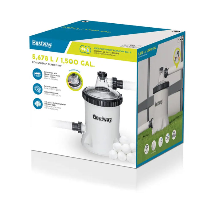 ФИЛТЪРНА ПОМПА ЗА БАСЕЙН 5678L/H BESTWAY 58870