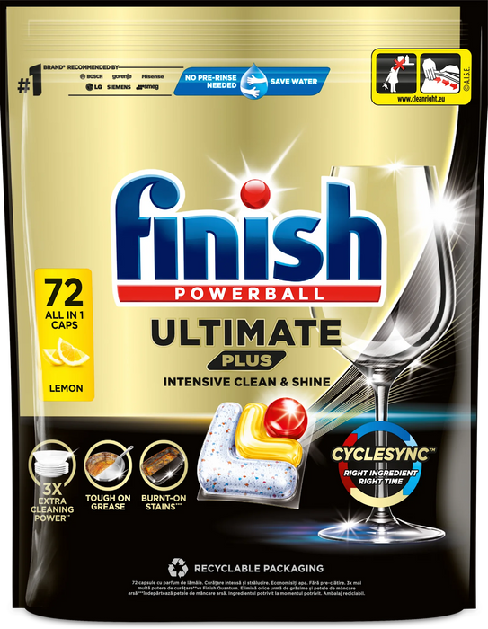 Таблетки за съдомиялна машина Ultimate Plus All in 1, 72 бр