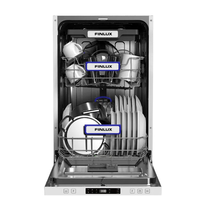 Съдомиялна машина за вграждане Finlux DFX4502EBI , 11 комплекта, D