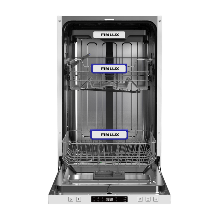 Съдомиялна машина за вграждане Finlux DFX4502EBI , 11 комплекта, D