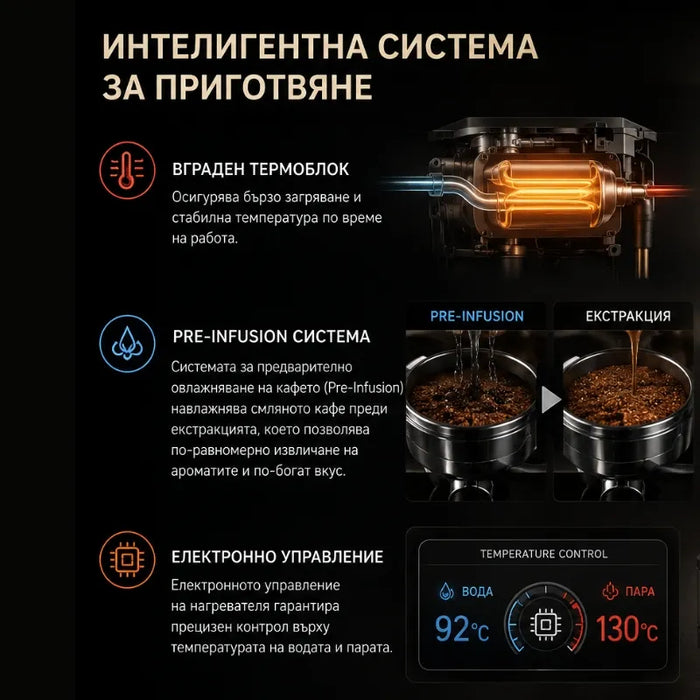 Кафемашина Finlux FEM-1677CB