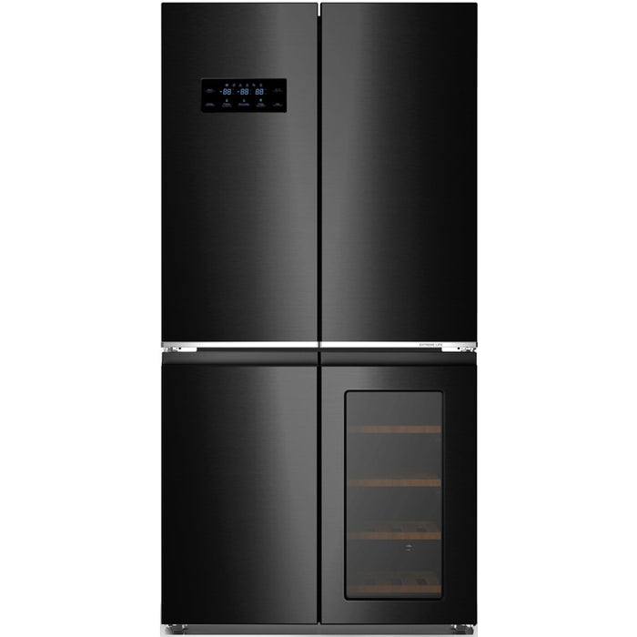 Хладилник Side-by-Side Finlux FFD605WBL , 605 l, E , Черен