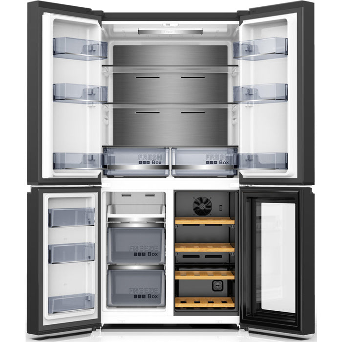 Хладилник Side-by-Side Finlux FFD605WBL , 605 l, E , Черен