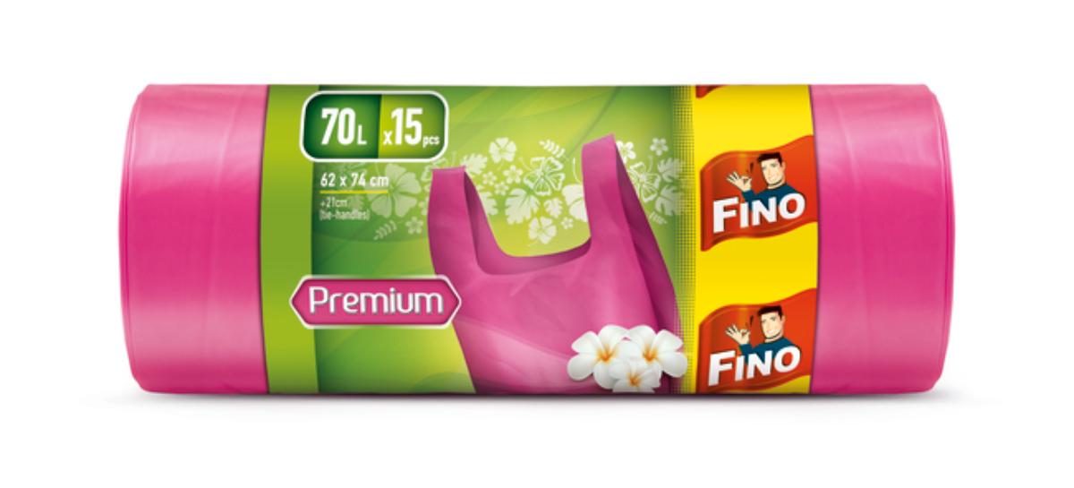 ФИНО ЦВЕТНИ ТОРБИ СМЕТ ДРЪЖКИ 70Л 15 БР