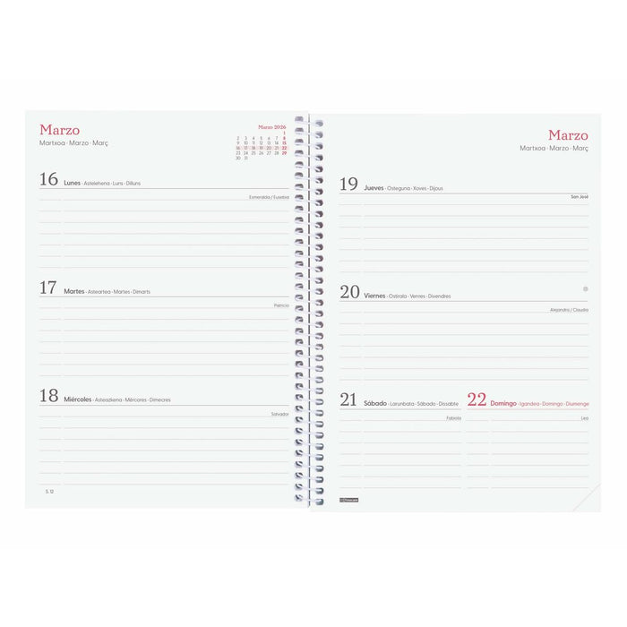 График Finocam DESIGN COLLECTION Ahora A5 15,5 x 21,2 cm 2026