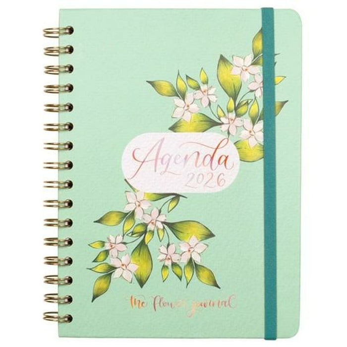График Finocam THE FLOWER JOURNAL A5 15,5 x 21,2 cm Зелен 2026