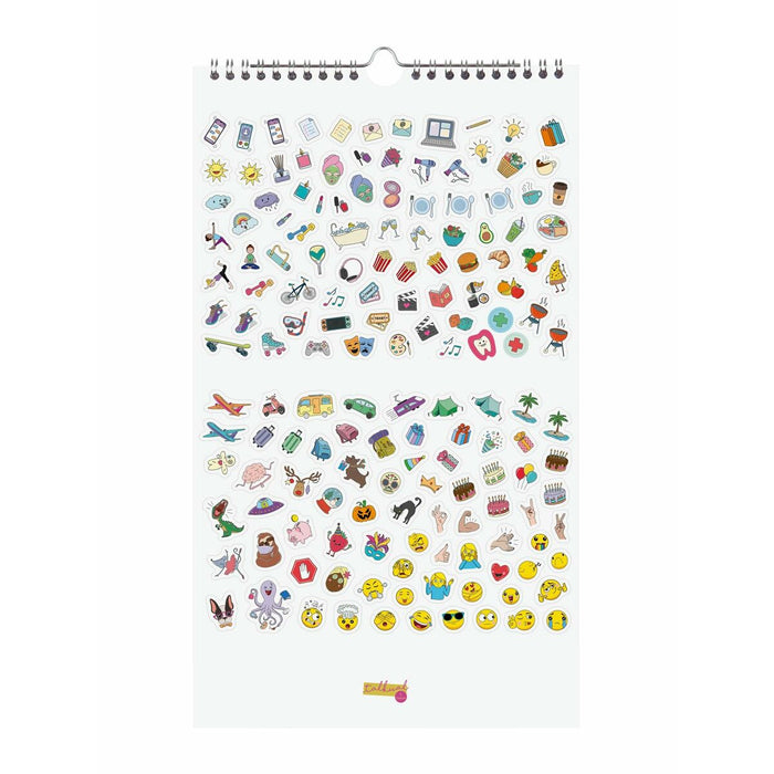 Стенен календар Finocam Basic Многоцветен хартия 2026 21 x 36 cm