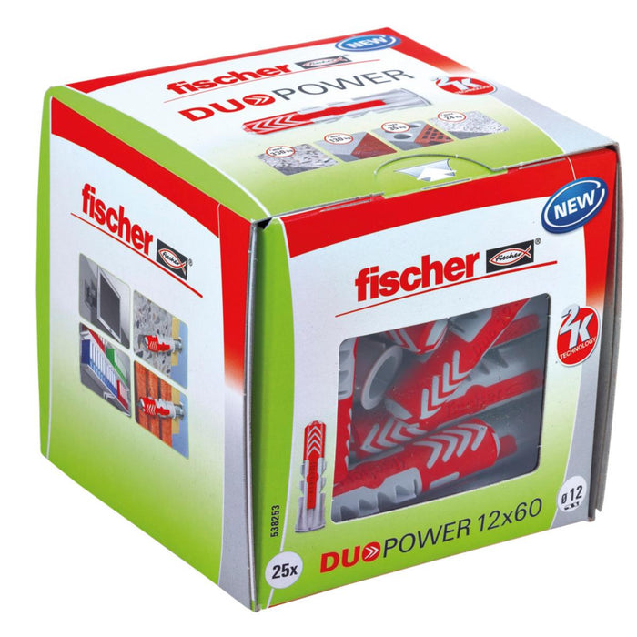 УНИВЕР ДЮБЕЛ FISCHER DUOPOWER 12X60 25БР