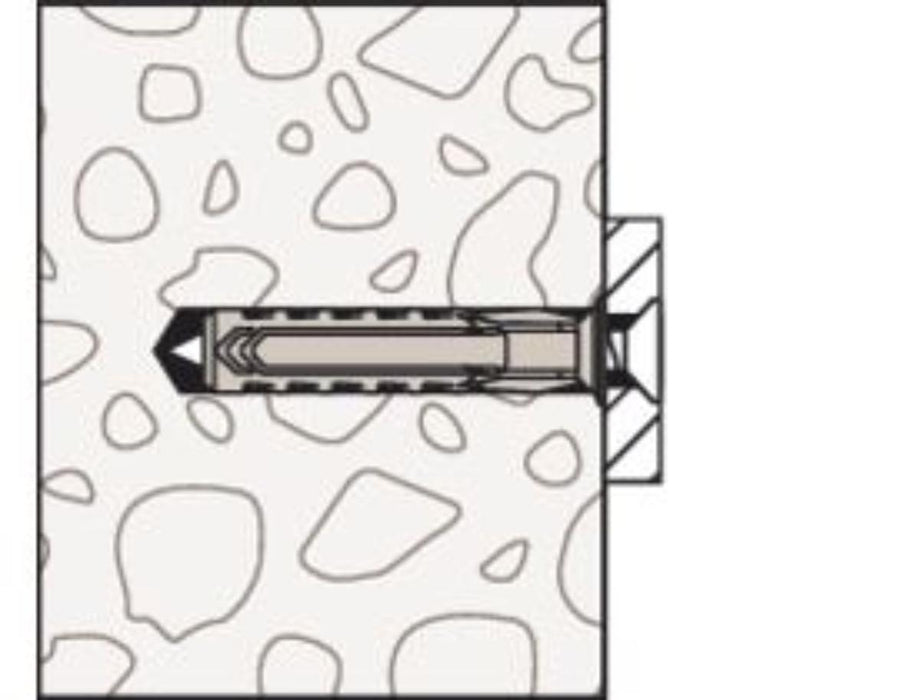 УНИВЕРСАЛЕН ДЮБЕЛ Ф10X50ММ SX PLUS 50БР.