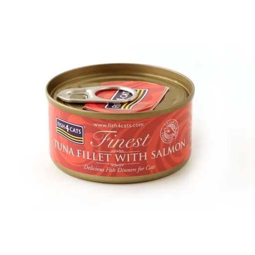 FISH4CATS Филе от риба тон със сьомга - мокра храна