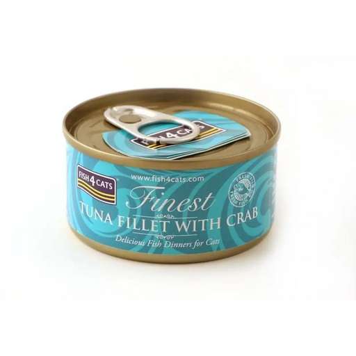 FISH4CATS Филе от риба тон с раци - мокра храна за котки