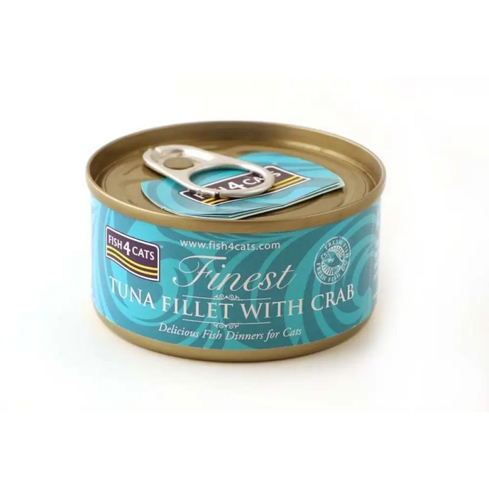 FISH4CATS Филе от риба тон с раци - мокра храна за котки