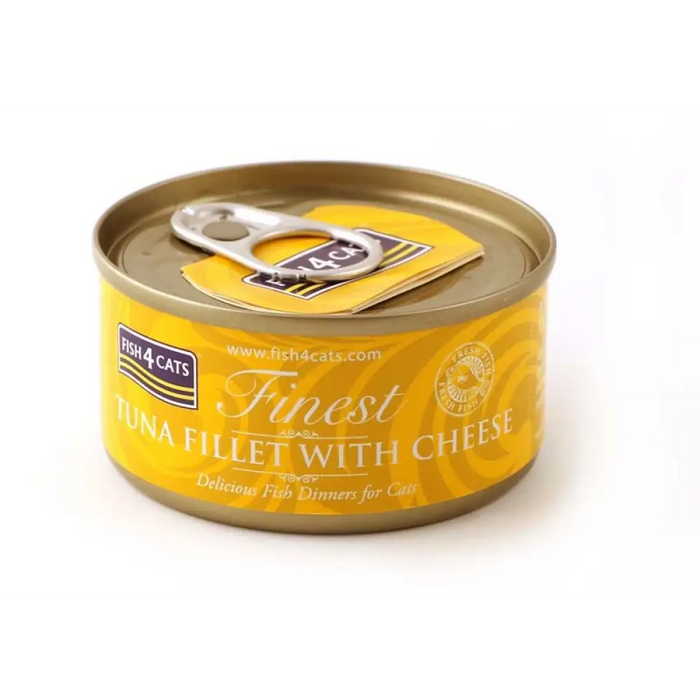 FISH4CATS Филе от тун със сирене - мокра котешка храна