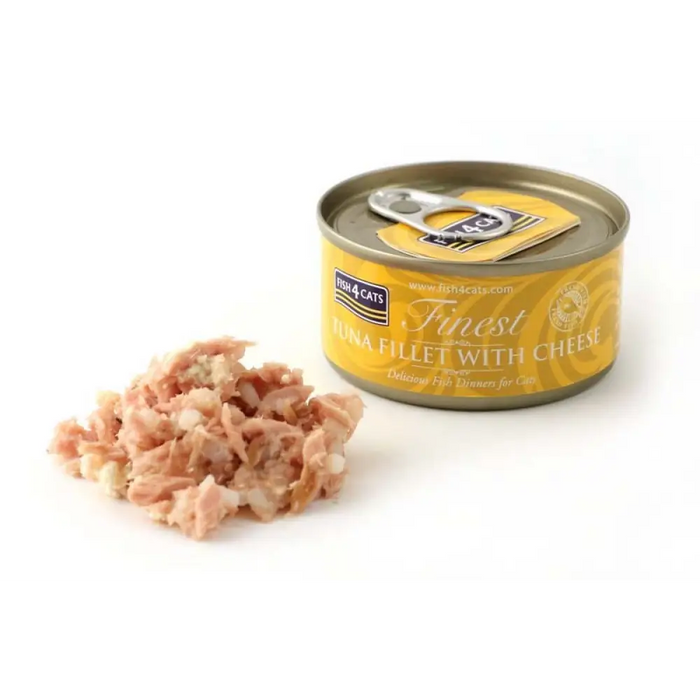 FISH4CATS Филе от тун със сирене - мокра котешка храна