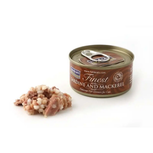 FISH4CATS Сардина и скумрия - мокра храна за котки - 70гр