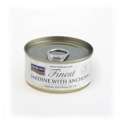 FISH4CATS Сардини с аншоа - мокра храна за котки - 70гр