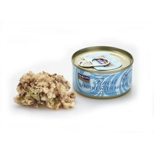 FISH4CATS Сардини с миди - мокра храна за котки - 70гр