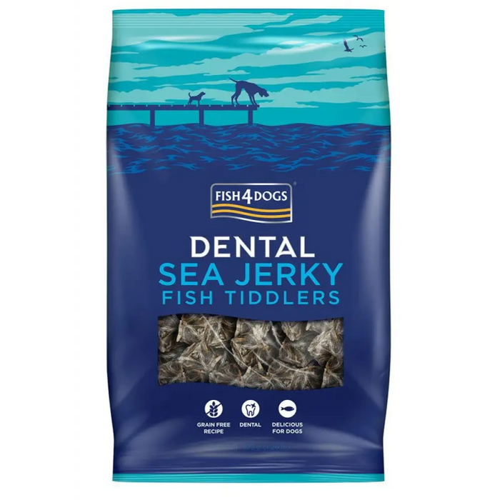 FISH4DOGS Dental Sea Jerky Fish Tiddlers - лакомство
