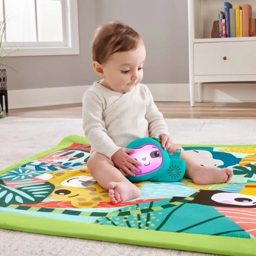 FISHER PRICE ОБРАЗОВАТЕЛНА ПОСТЪЛКА 3В1 RAINFOREST HJW08