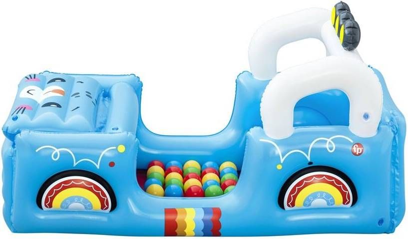 Надуваема кола с топки Fisher Price - Smilin' Safari