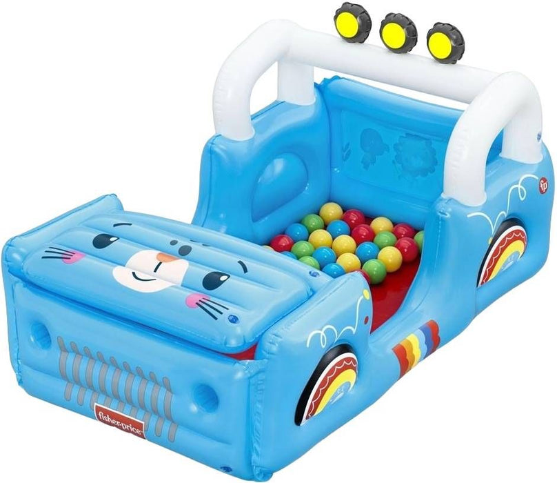 Надуваема кола с топки Fisher Price - Smilin' Safari