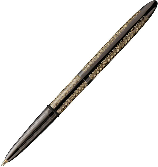 Химикалка Fisher Space Pen 400 - Black Titanium Nitride, келтска плетка