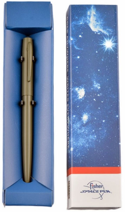 Химикалка Fisher Space Pen Cap-O-Matic - Ceracote, O.D. зелена