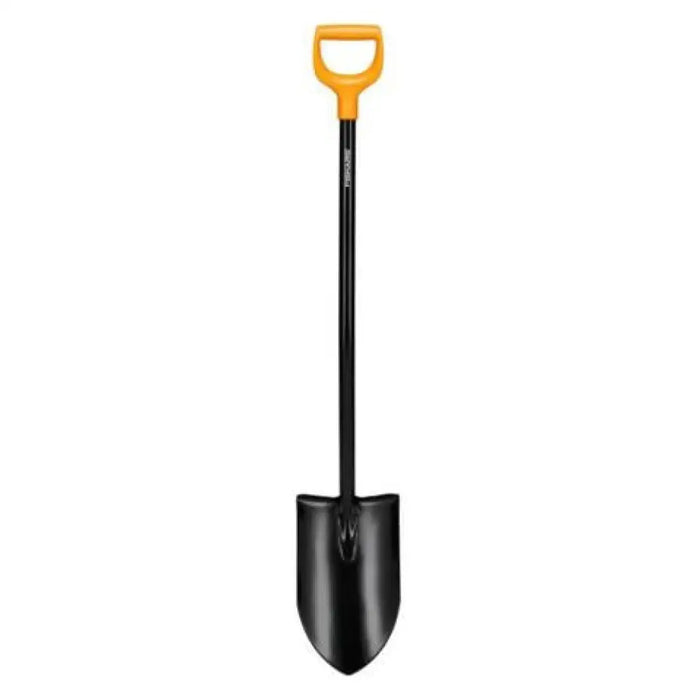FISKARS SOLID+ XL ОСТРА ЛОПАТА С ДЪЛЪГ ВАЛ