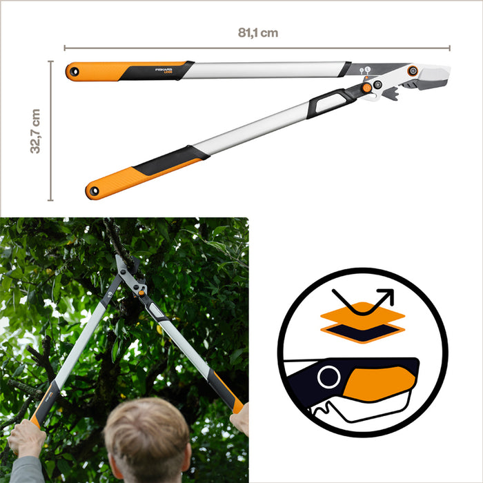 ГРАДИНСКА НОЖИЦА ЗА КЛОНИ FISKARS DUAL ACTION LX108