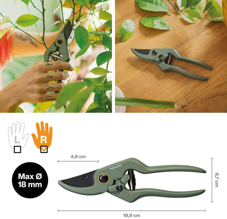 Градинска ножица Fiskars - Urban, с поставка