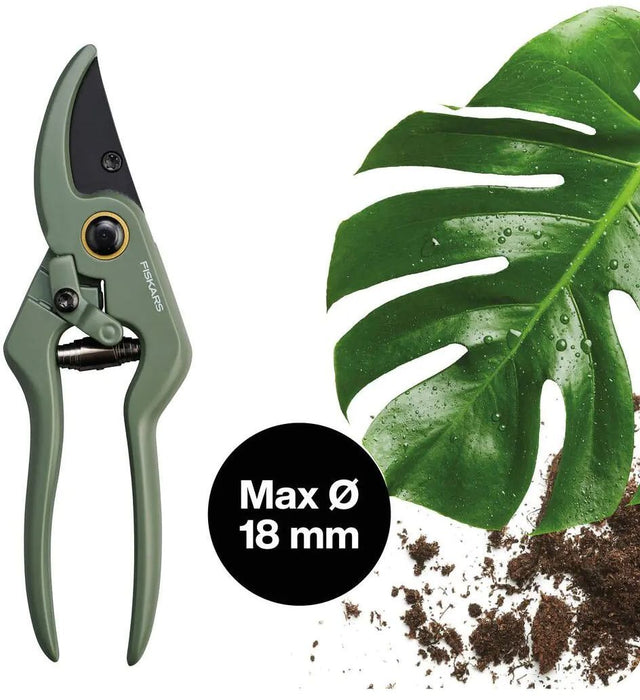 Градинска ножица Fiskars - Urban, с поставка