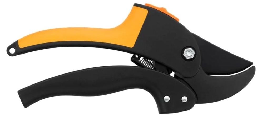 Лозарска ножица Fiskars - PowerStep, P83, наковалня, до 24 mm