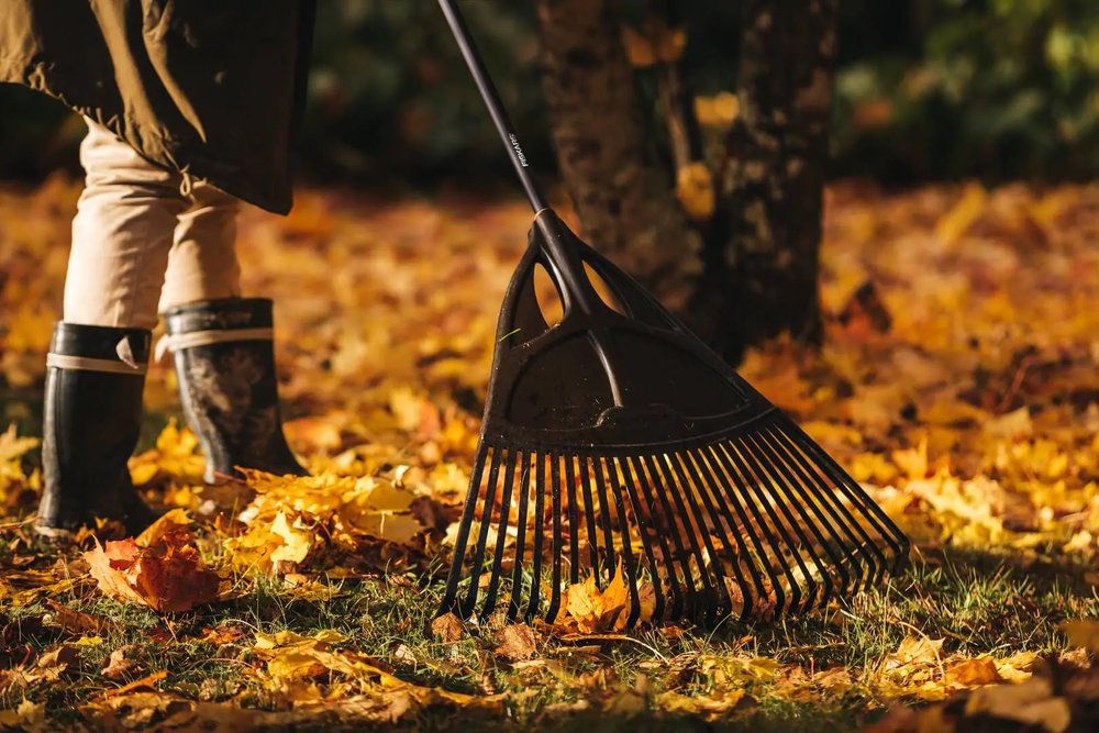 Градинско гребло за листа Fiskars - Solid XL, 173.5 х 64.6 cm, 27 зъба
