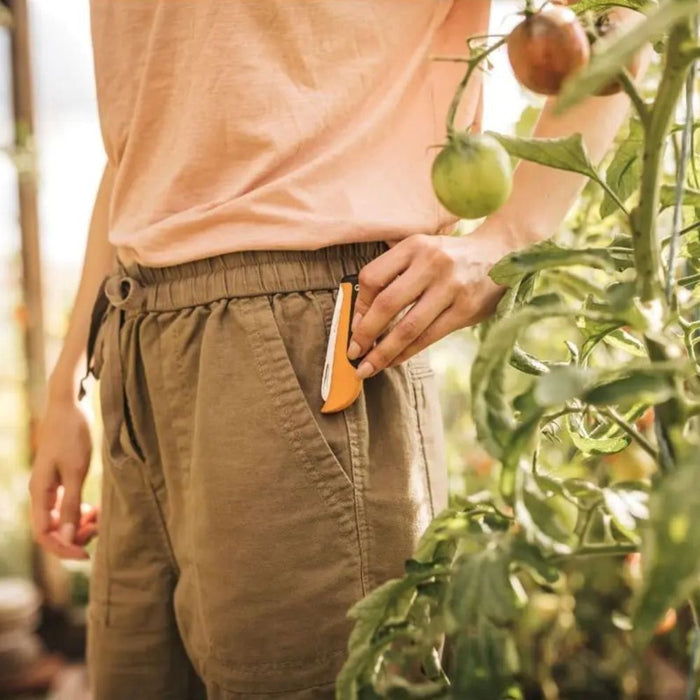 Нож за прибиране на реколта Fiskars - X-series, K80, сгъваем, 7.7 cm
