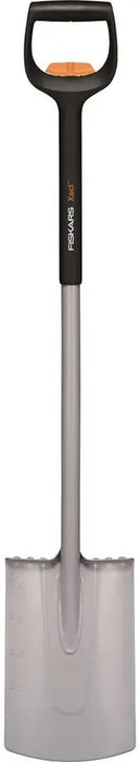 Телескопична заоблена лопата Fiskars - Xact, 110.8-130 cm