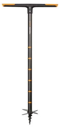 Ръчен свредел за почва Fiskars - QuikDrill L, 150 mm