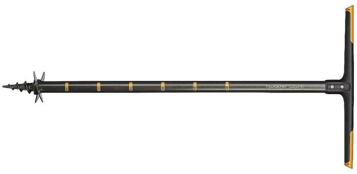 Ръчен свредел за почва Fiskars - QuikDrill L, 200 mm