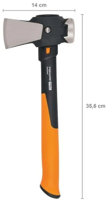 Брадва-чук Fiskars - Pro IsoCore S, 1.1 kg, 35.6 cm