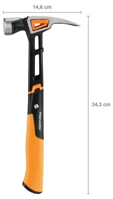 Универсален чук Fiskars - Pro IsoCore, 0.907, размер L