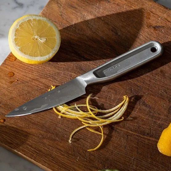 Нож за белене Fiskars - All Steel, 10 cm