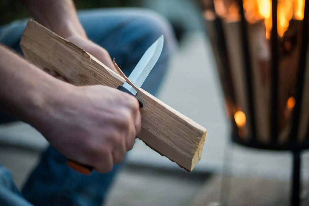 Къмпинг сет Fiskars - Брадва XXS_X5 + Универсален нож K40 + Точило за брадви и ножове Xsharp