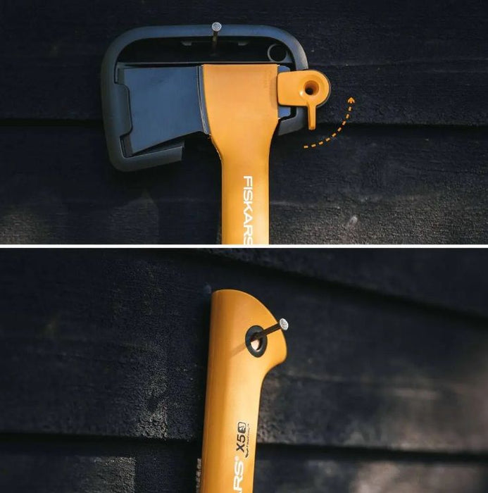 Къмпинг сет Fiskars - Брадва XXS_X5 + Универсален нож K40 + Точило за брадви и ножове Xsharp