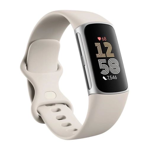 FitBit Charge 6 Advanced Fitness and Health Tracker, Porcelain EU - OPEN BOX