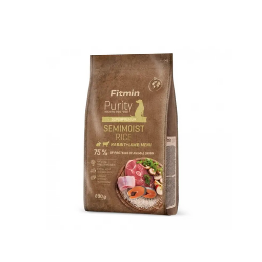 FITMIN Purity Rice Semimoist Rabbit & Lamb - суха храна