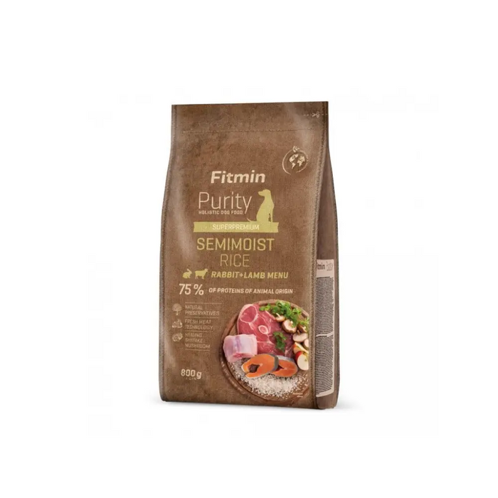 FITMIN Purity Rice Semimoist Rabbit & Lamb - суха храна