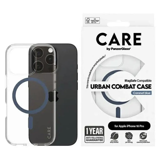 Флагмански калъф CARE by PanzerGlass iPhone 16 Pro 6.3’’